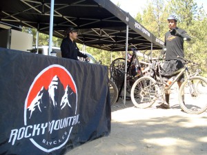 Riding a Rocky Mtn Altitude 29 on Smith Creek trails.