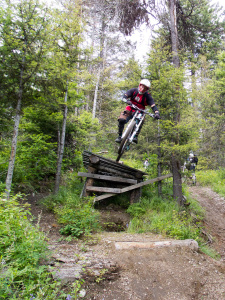 Bush Pilot Biking Powers Creek