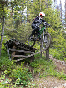 Bush Pilot Biking Powers Creek