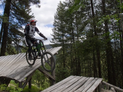 Bush Pilot Biking Powers Creek
