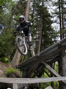 Bush Pilot Biking Powers Creek