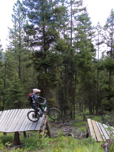 Bush Pilot Biking Powers Creek