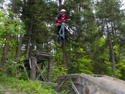 Bush Pilot Biking Powers Creek